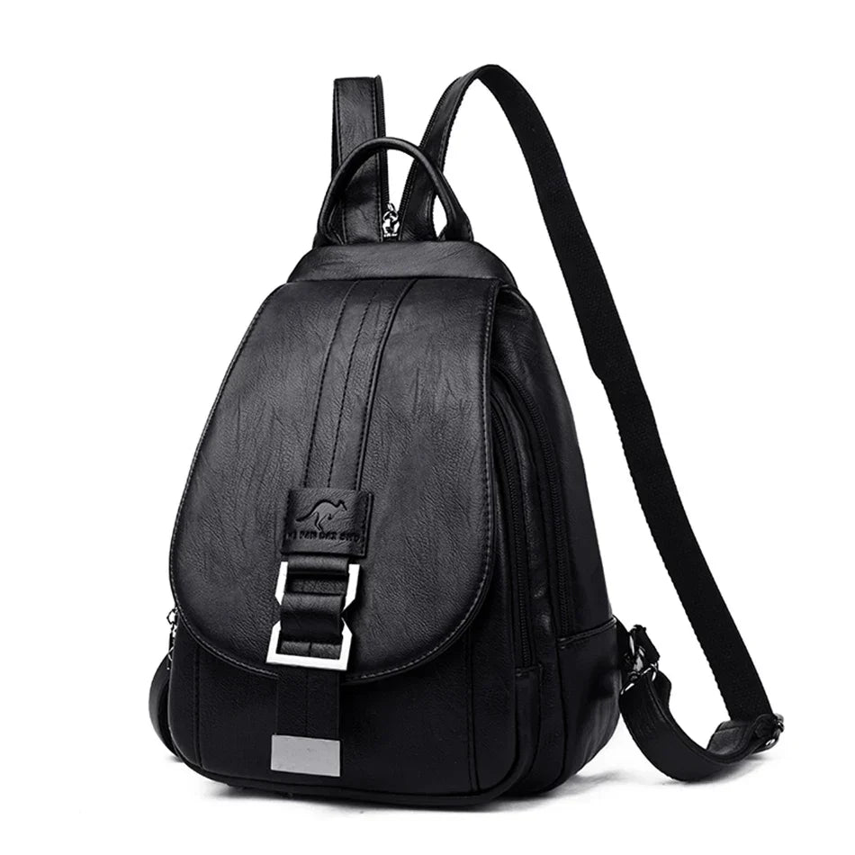 Sac à dos en cuir imperméable premium pour femmes