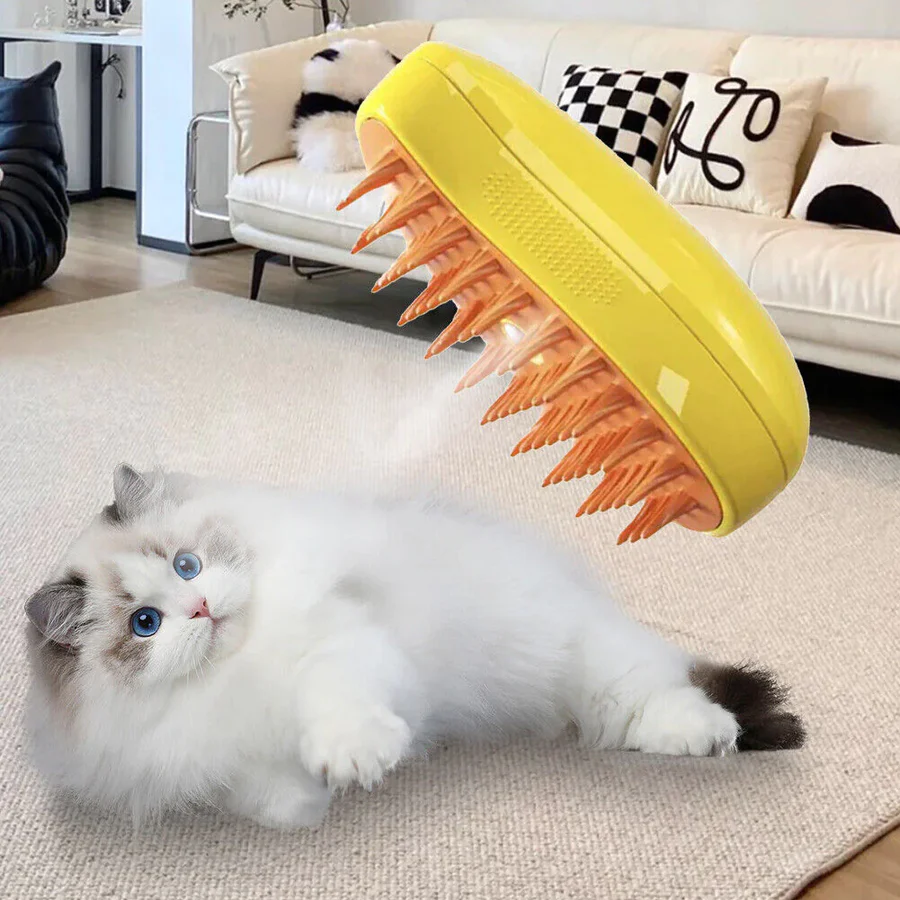 Brosse à vapeur multifonctionnelle pour un toilettage parfait de votre animal