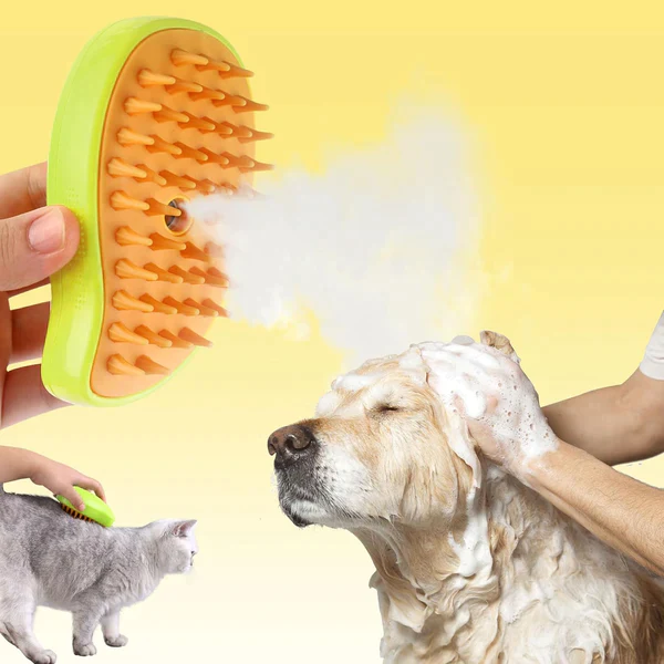 Brosse à vapeur multifonctionnelle pour un toilettage parfait de votre animal