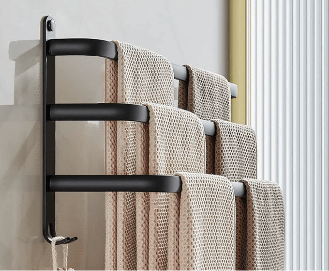 Étagère de Salle de Bain - FlexRack Porte-serviettes Mural