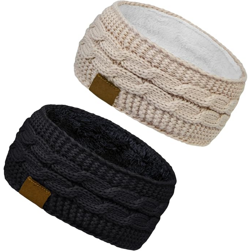 Bandeau en Tricot Chaud avec Doublure en Fleece - Cathryn