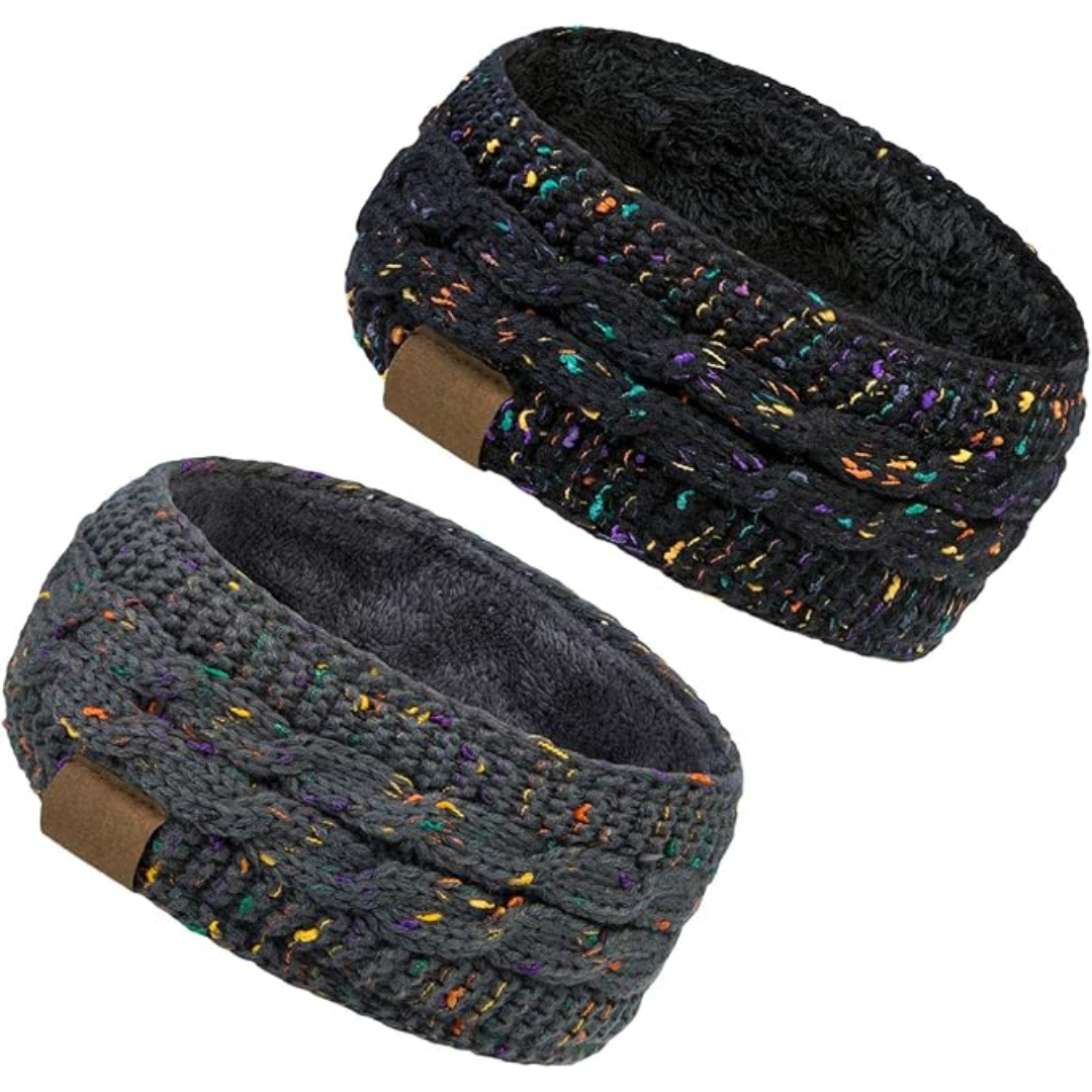 Bandeau en Tricot Chaud avec Doublure en Fleece - Cathryn