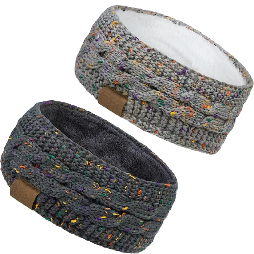 Bandeau en Tricot Chaud avec Doublure en Fleece - Cathryn