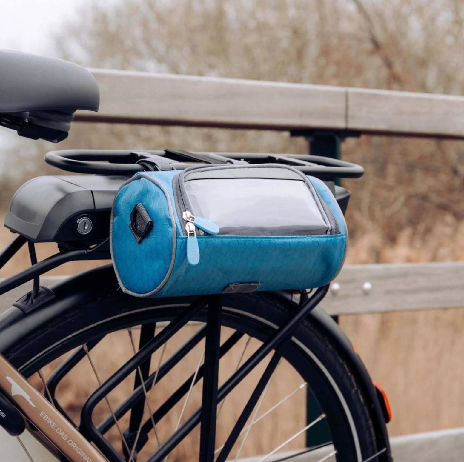 Sacoche de Vélo Universelle Étanche avec Fenêtre pour Téléphone