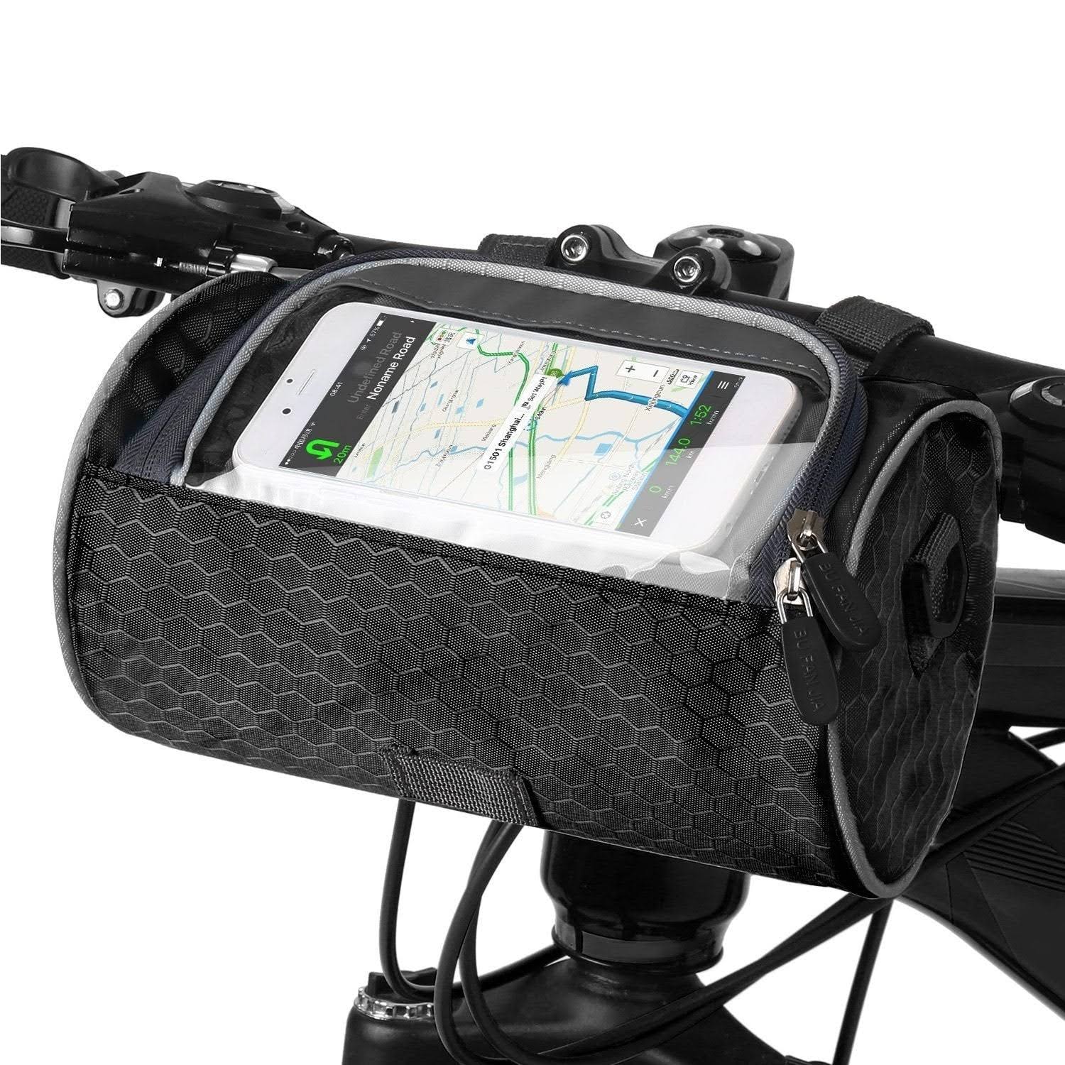 Sacoche de Vélo Universelle Étanche avec Fenêtre pour Téléphone