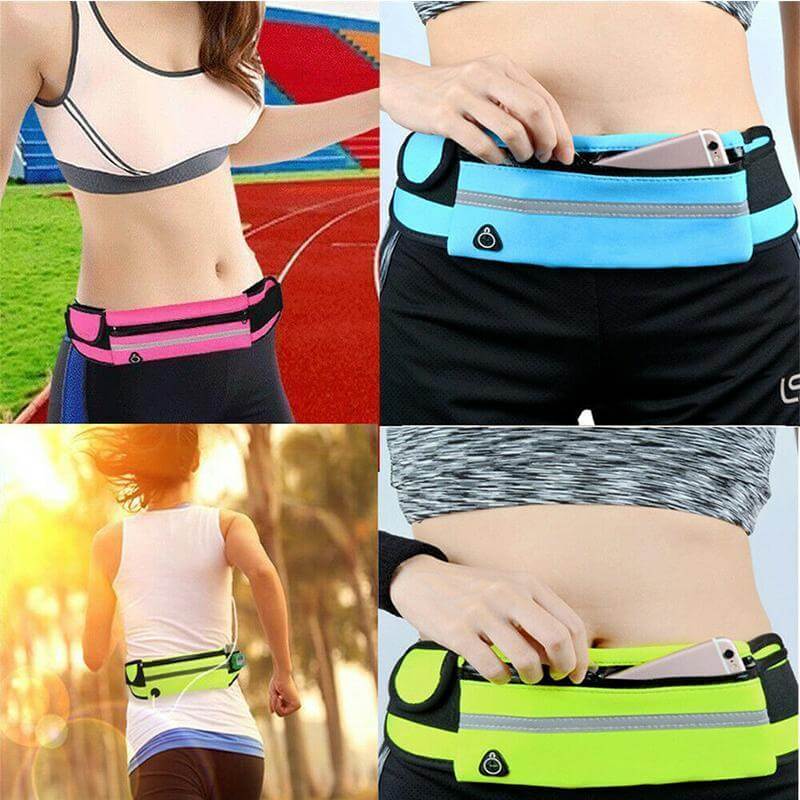 Ceinture de course résistante à l'eau – Pack de stockage de fitness et de voyage 1+1 GRATUIT