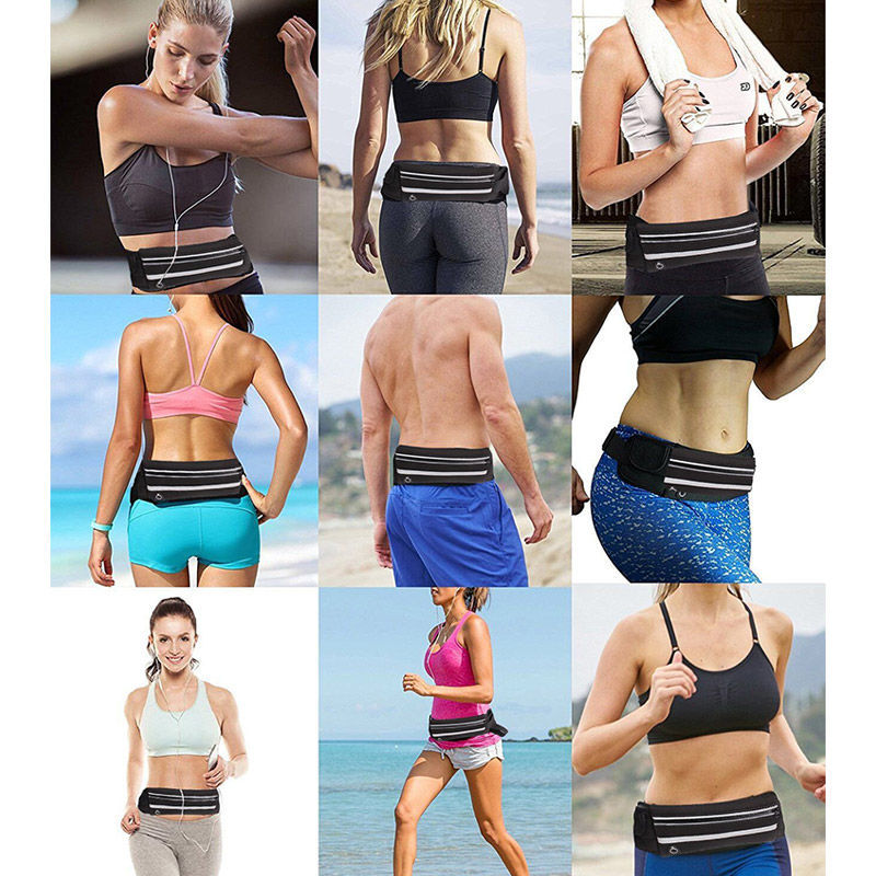 Ceinture de course résistante à l'eau – Pack de stockage de fitness et de voyage 1+1 GRATUIT