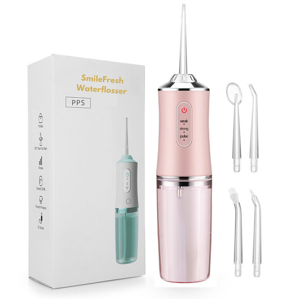 SmileFresh Irrigateur dentaire avec buse rotative à 360° - Gencives plus saines