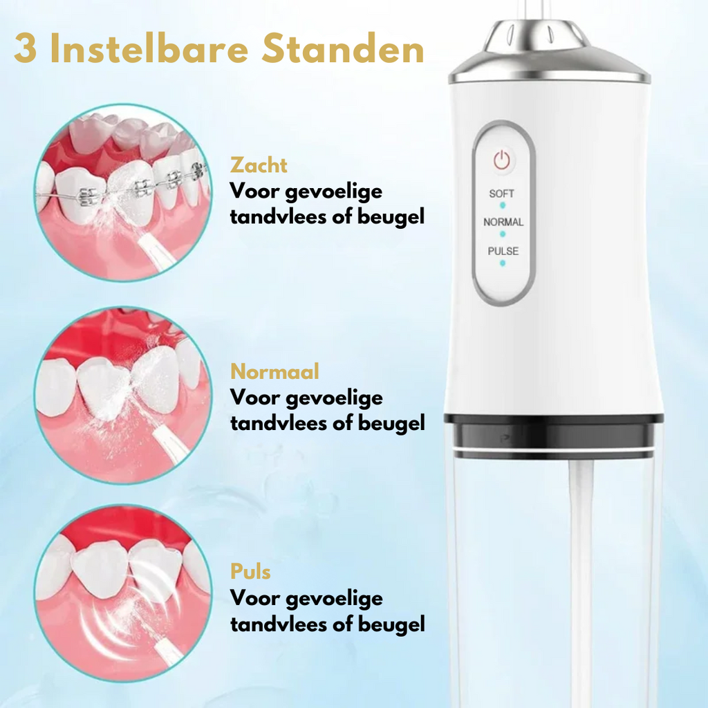 SmileFresh Irrigateur dentaire avec buse rotative à 360° - Gencives plus saines