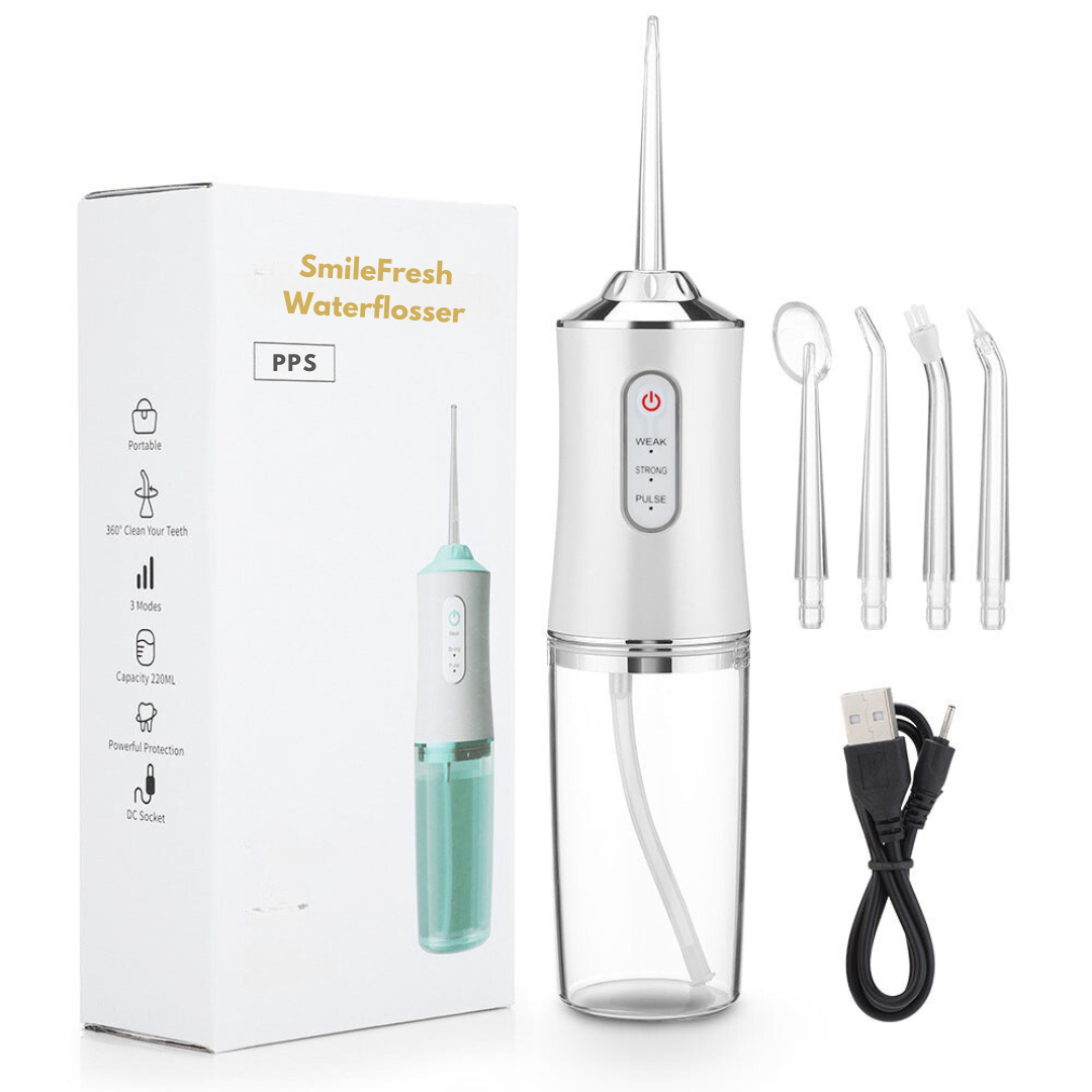 SmileFresh Irrigateur dentaire avec buse rotative à 360° - Gencives plus saines