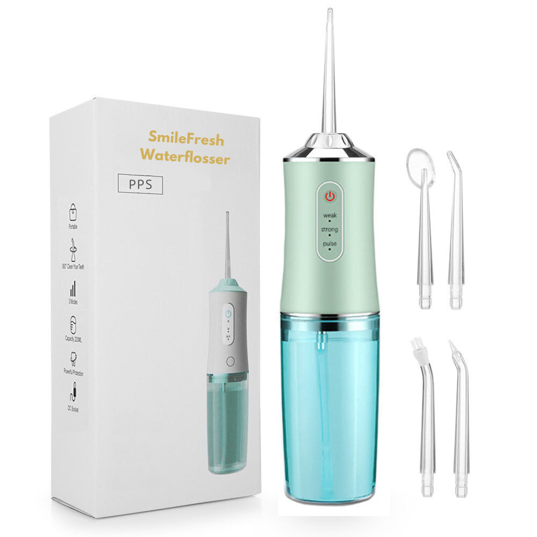 SmileFresh Irrigateur dentaire avec buse rotative à 360° - Gencives plus saines