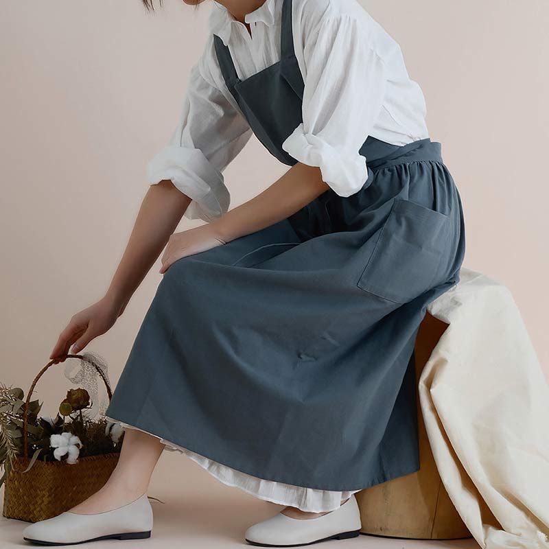 Skanto | Tablier en coton imperméable avec poches pratiques - ChefMate