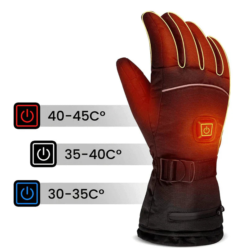 Gants Chauffants Électriques Étanches - HeatGuard