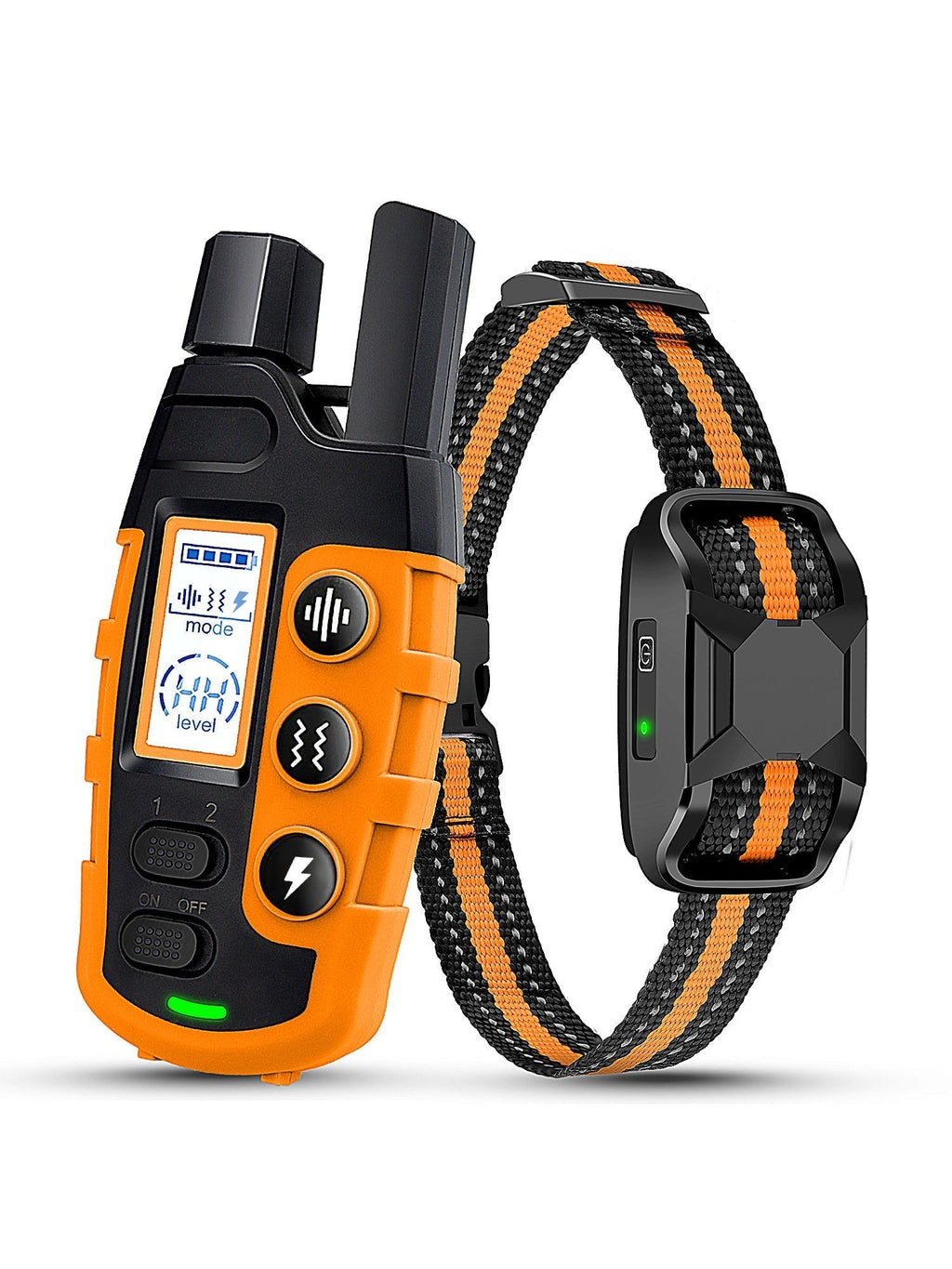 Collier de Dressage Électronique Étanche pour Chien avec Télécommande de 3300Ft