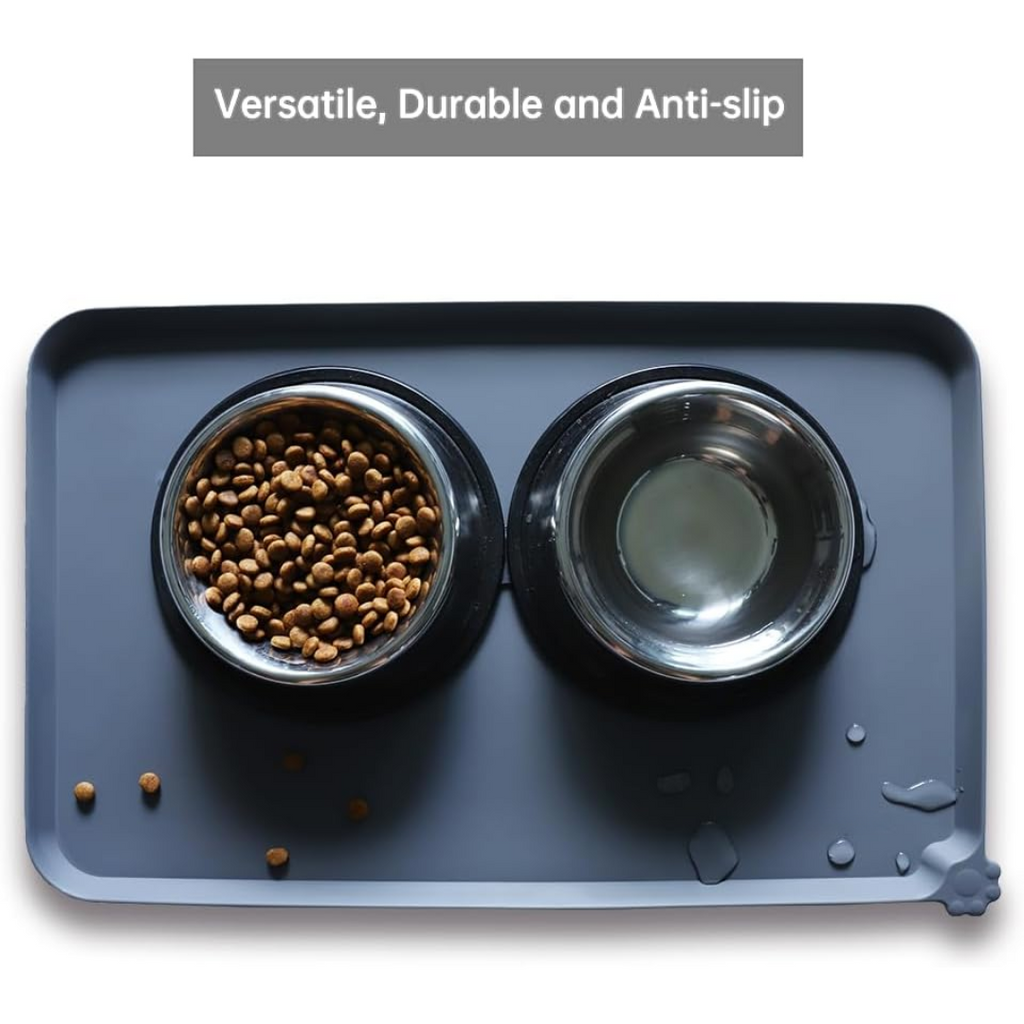 Tapis de Nourriture Étanche pour Animaux - Protégez Vos Sols Maintenant !