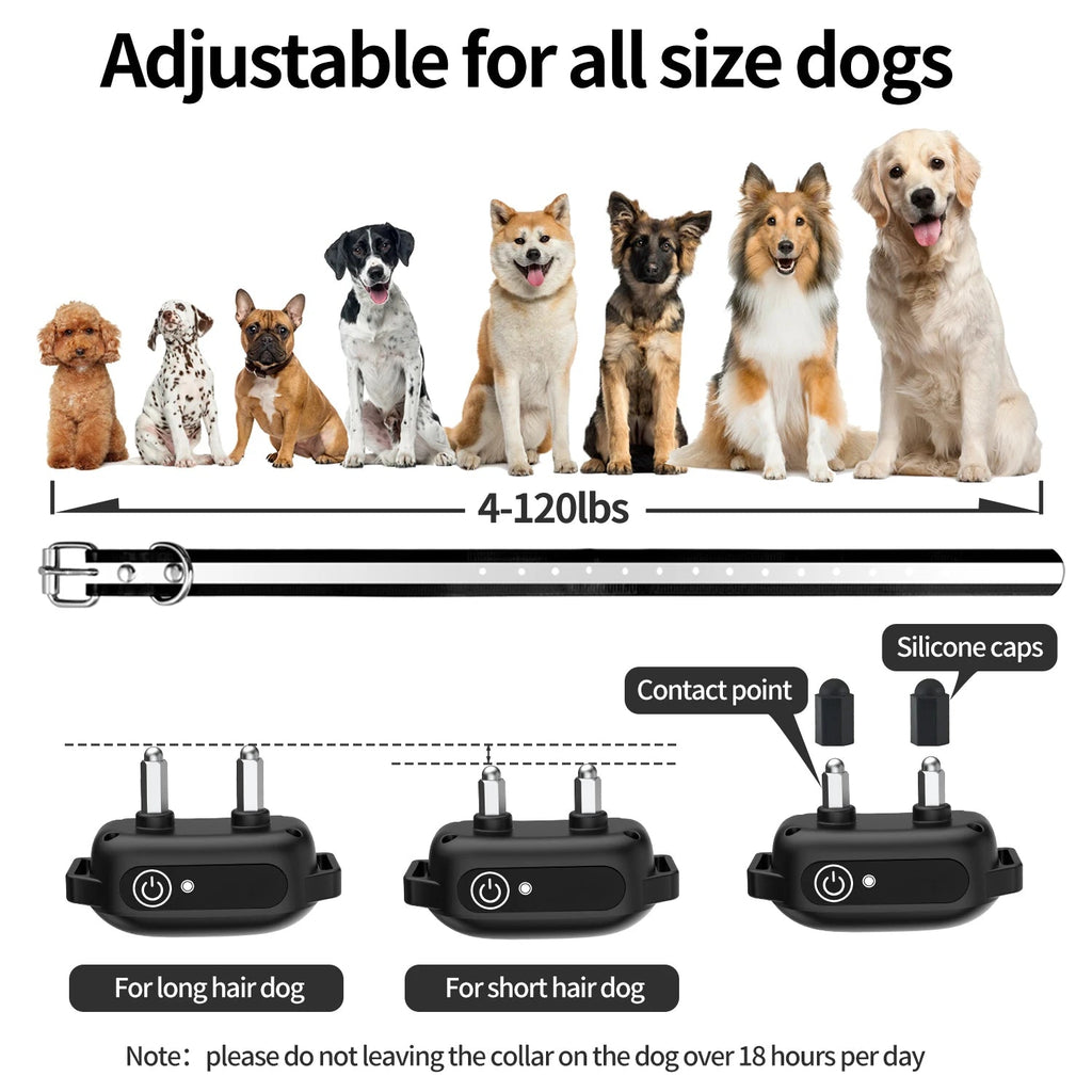 Collier de Dressage pour Chien Étanche avec Choc et Bip