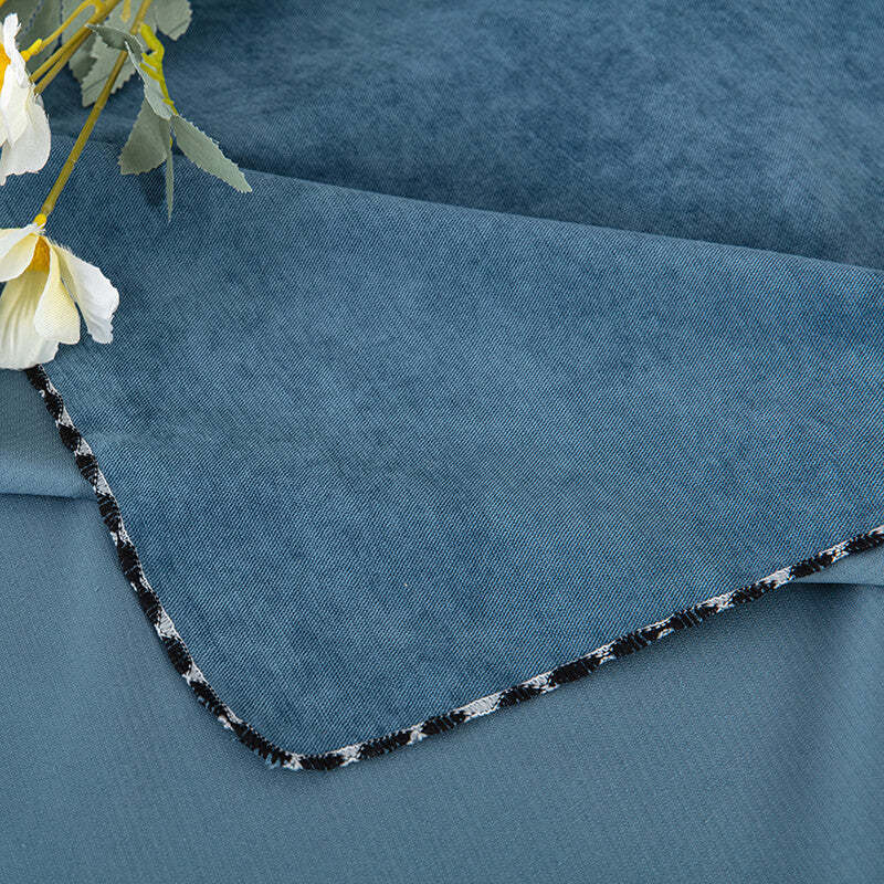 Plaids de Canapé Imperméables avec Bordure Jacquard et Fonction Antidérapante