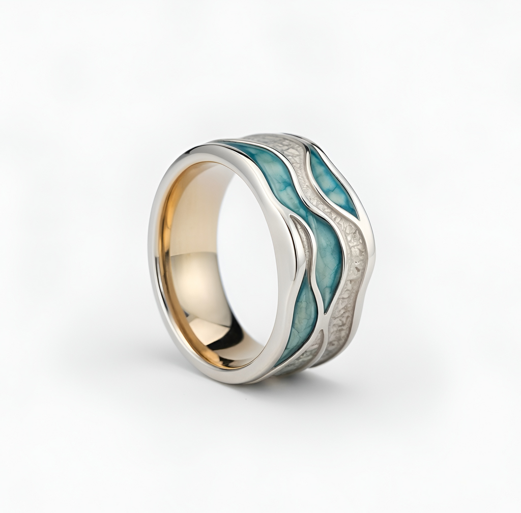 Moana - Bague Vague océanique
