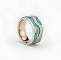 Moana - Bague Vague océanique
