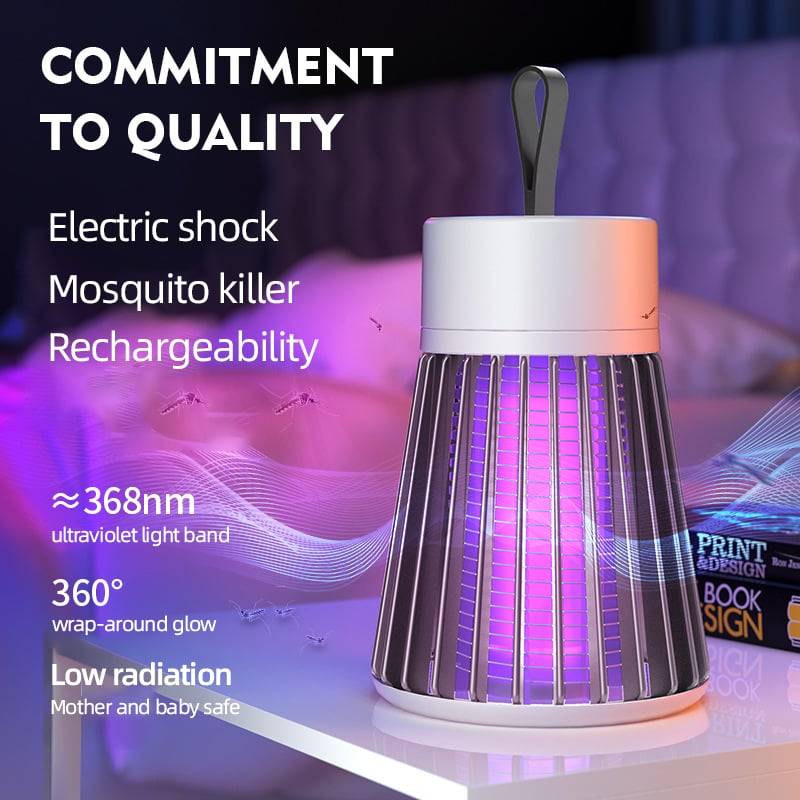 🦟Lampe piège à moustiques et mouches rechargeable par USB🚫