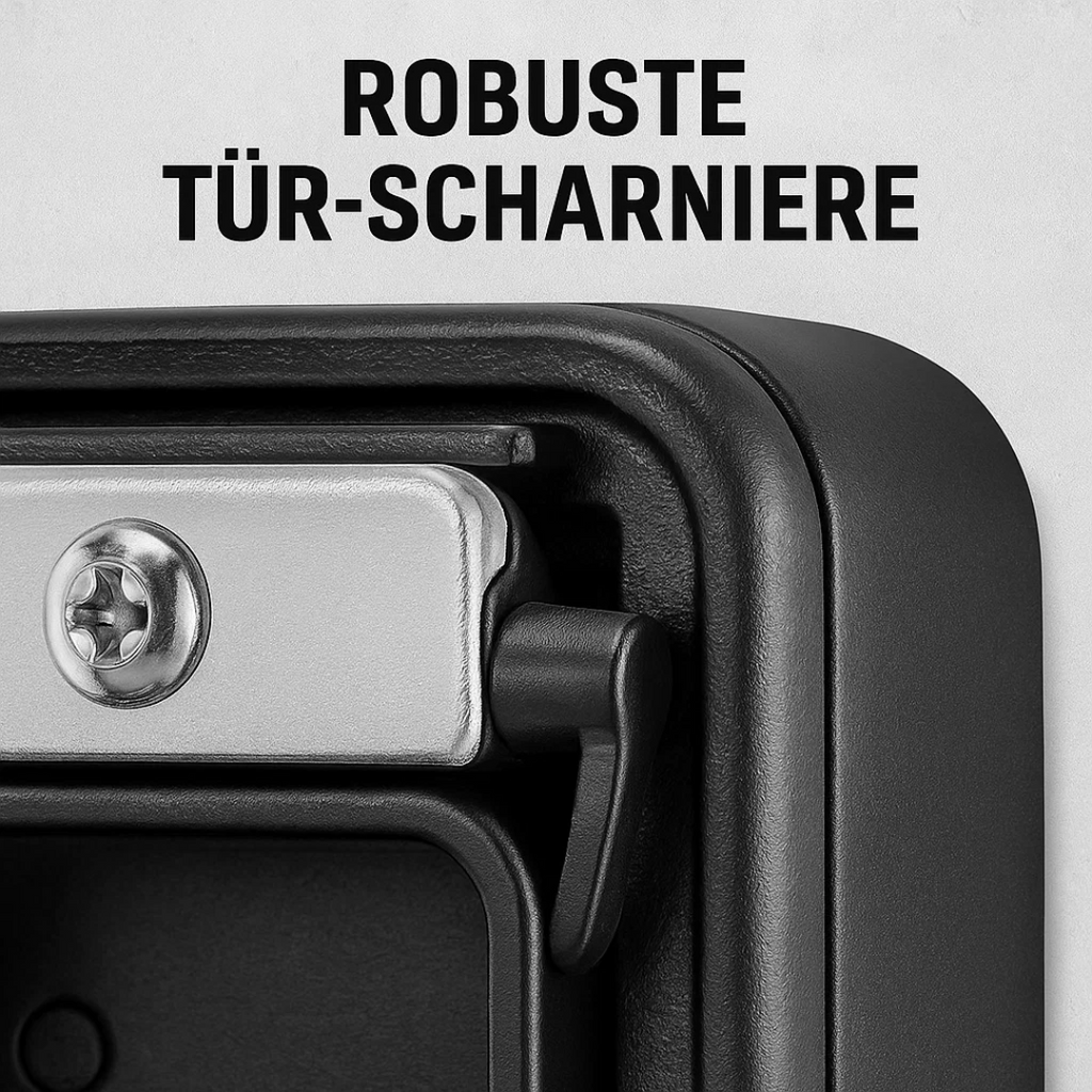 Coffre-fort à Clés Murale Résistant aux Intempéries pour l'Extérieur
