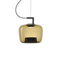 Lampe suspendue en verre classique