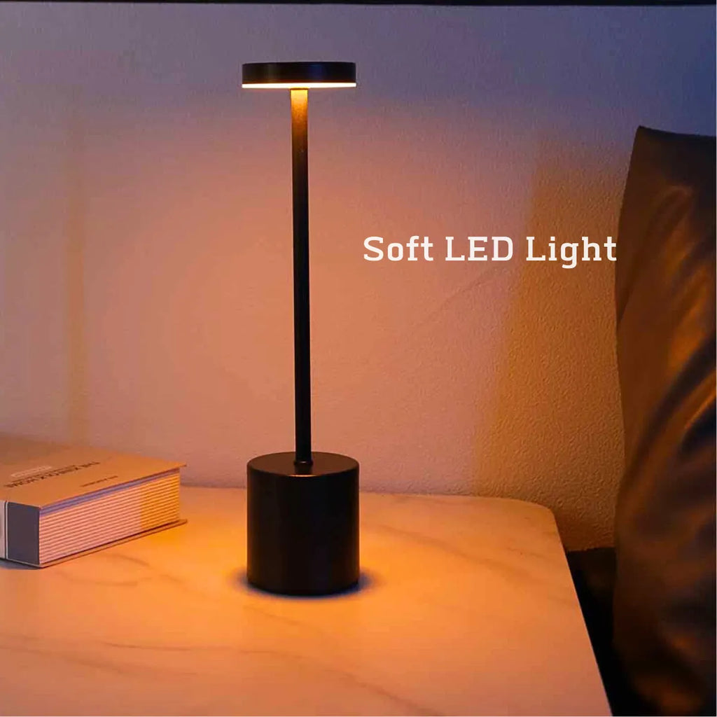 Lampe de Table LED Métallique Sans Fil - LumiMetal