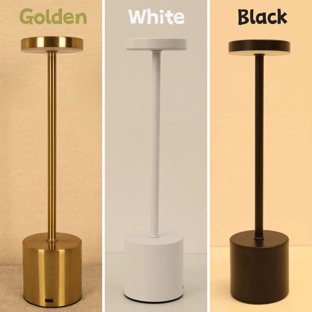 Lampe de Table LED Métallique Sans Fil - LumiMetal