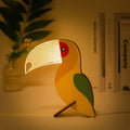 Lampe de Table Animale en Bois - WildGlow