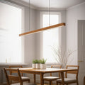 Suspension Linéaire en Bois pour Cuisine