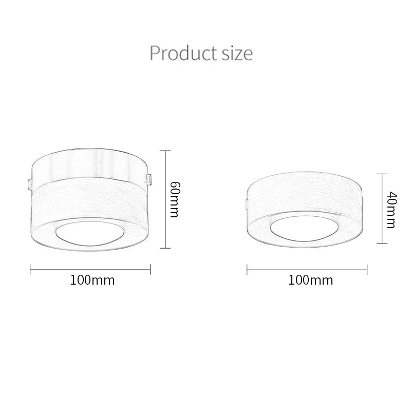 Lampe de Plafond LED en Bois avec Finition Noyer et Design Rond Minimaliste