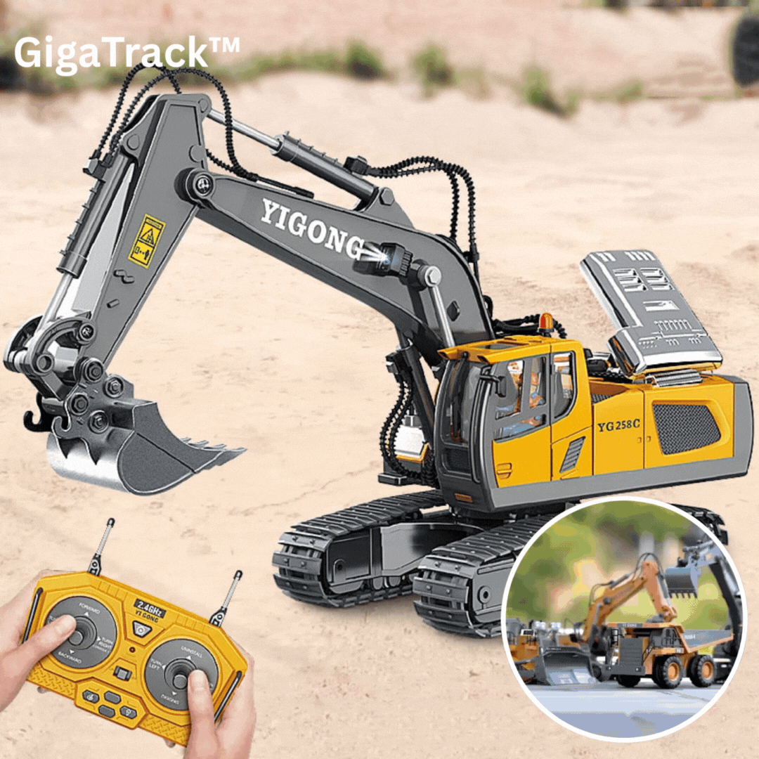 GigaTrack™ | Jouet de pelleteuse RC