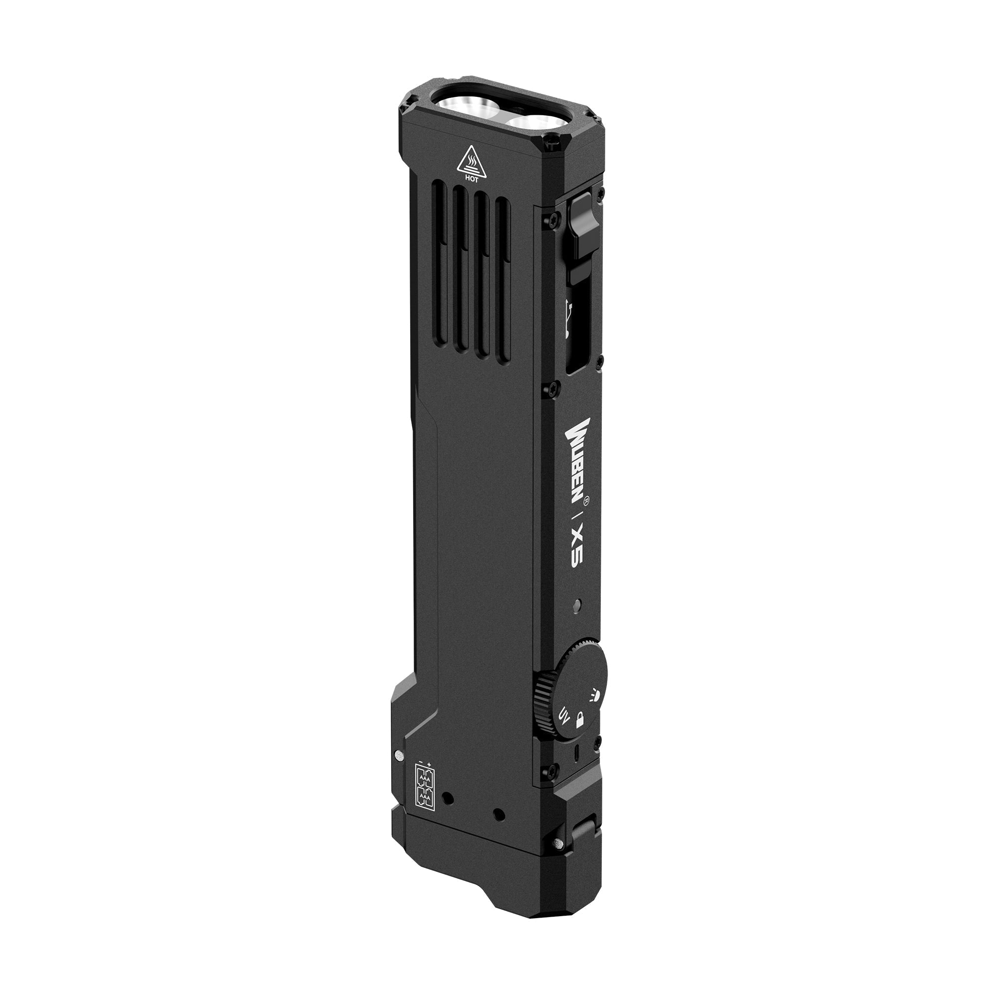 WUBEN X5 3-en-1 Lampe de poche EDC compacte 1300 Lumens