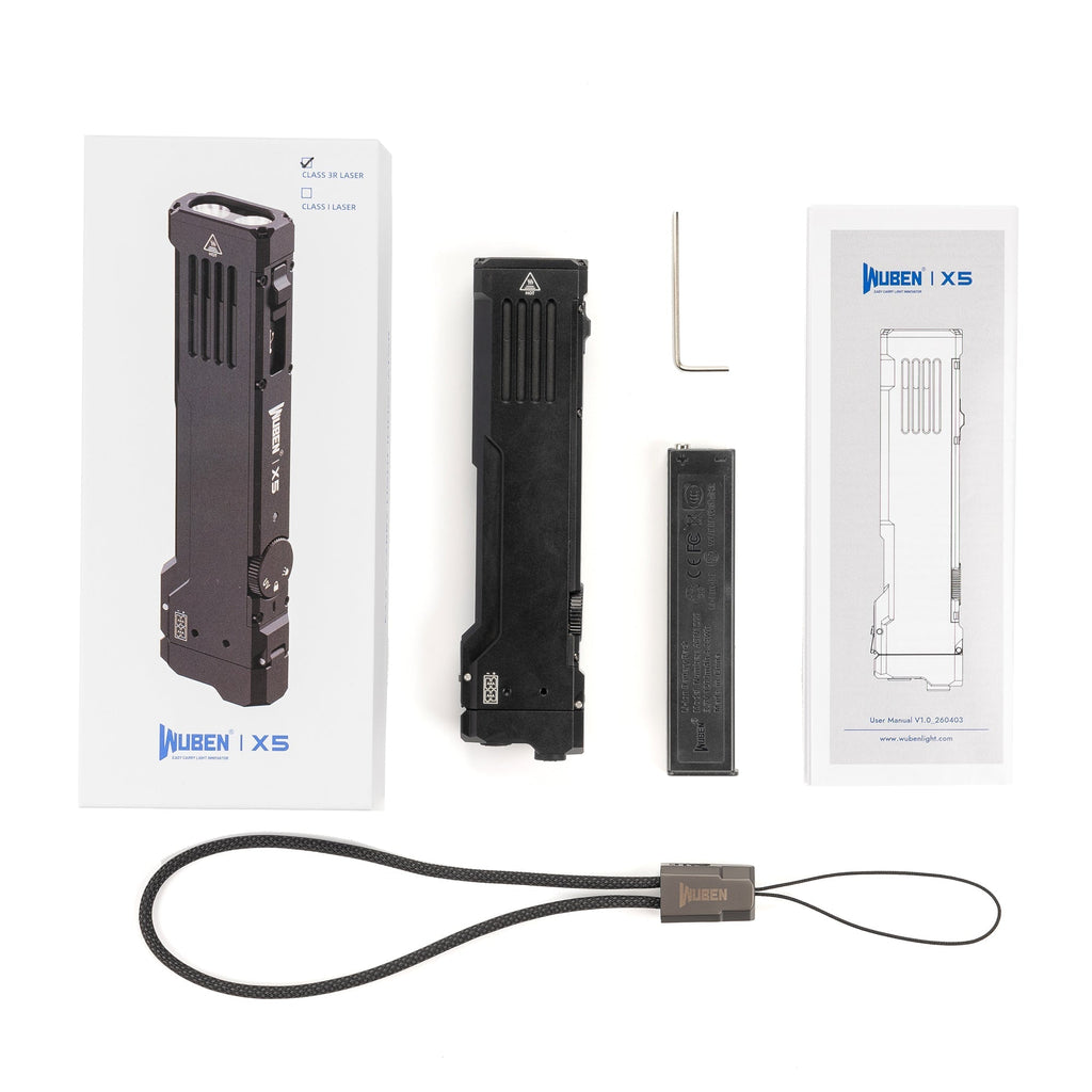 WUBEN X5 3-en-1 Lampe de poche EDC compacte 1300 Lumens