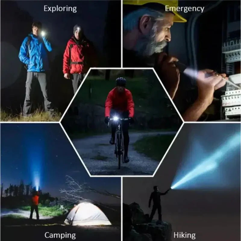 XH-P50 Lampe de Poche 90000 Lumens