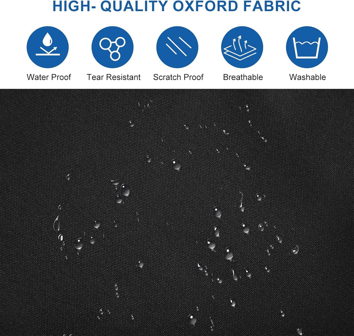 Housse de protection pour vêtements Oxford imperméable – Sac à costume avec pli latéral et poches (1 acheté, 1 GRATUIT)