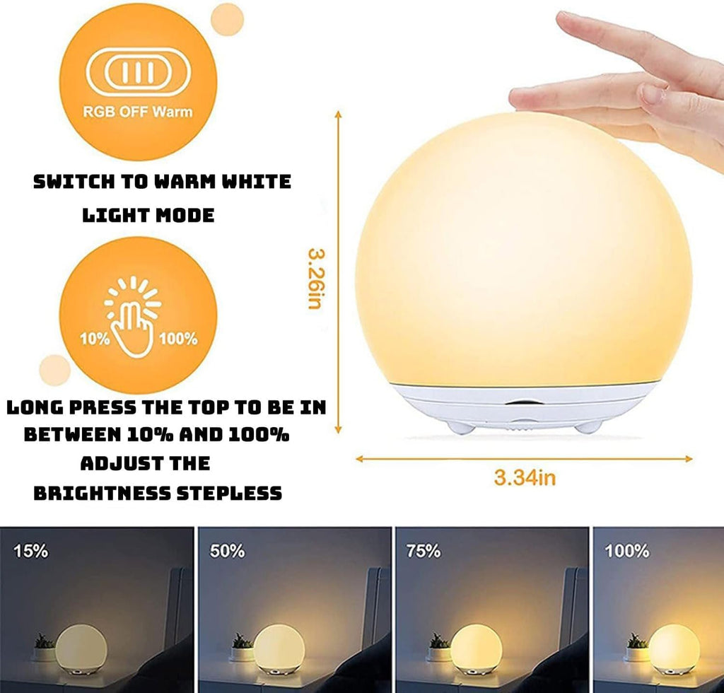 Lampe de Nuit pour Allaitement | Silicone Sans BPA | Amie des Yeux