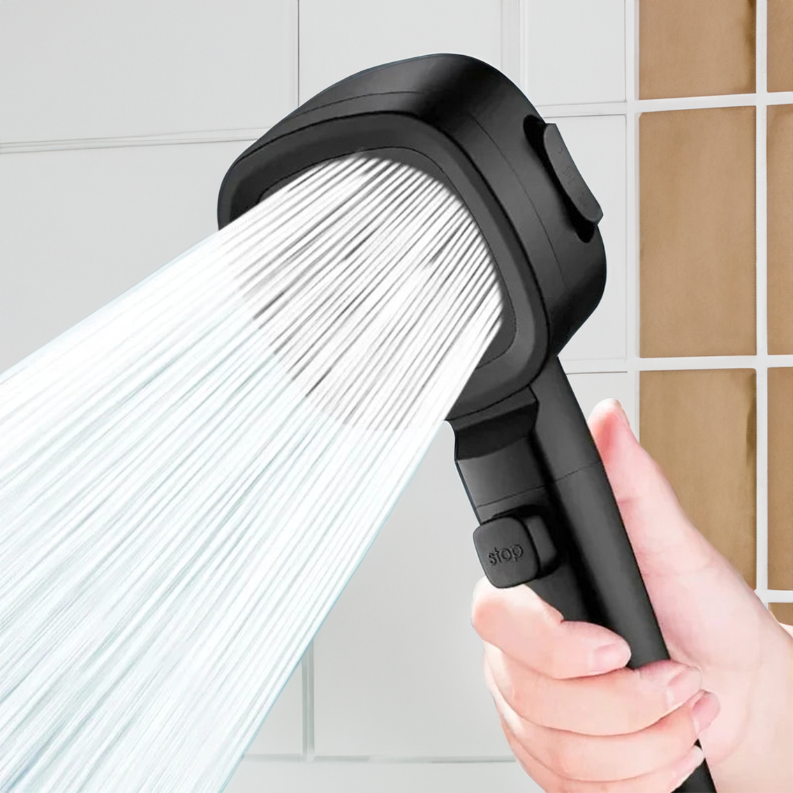 Tête de Douche AquaPulse - Haute Pression | Modes de Spray Réglables