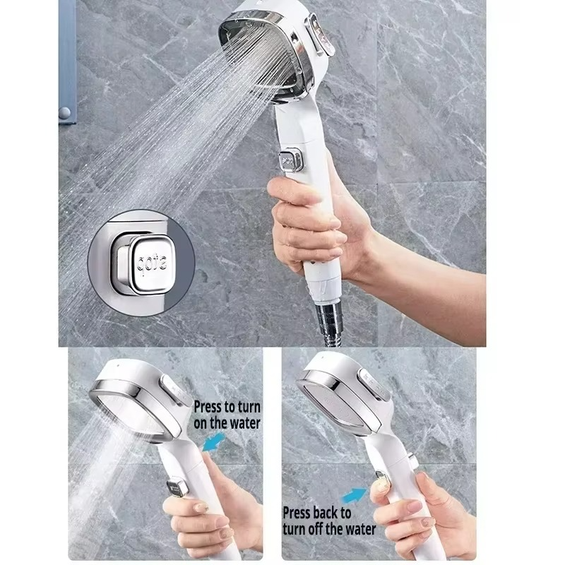Tête de Douche AquaPulse - Haute Pression | Modes de Spray Réglables
