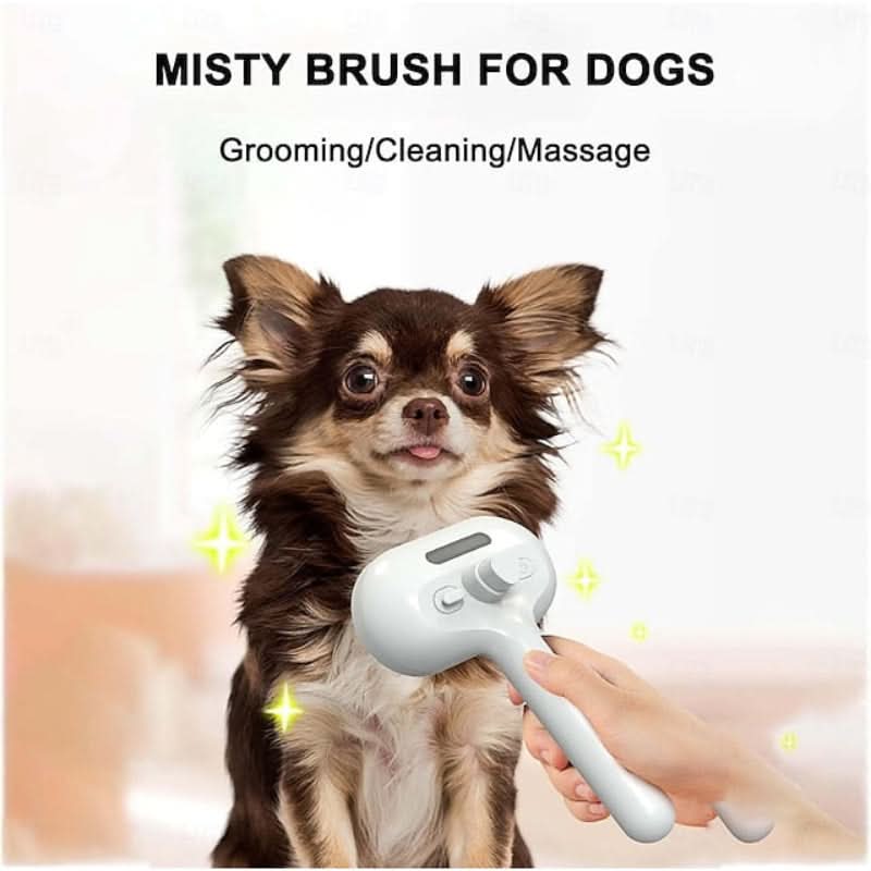 Brosse de massage 2-en-1 pour un pelage brillant