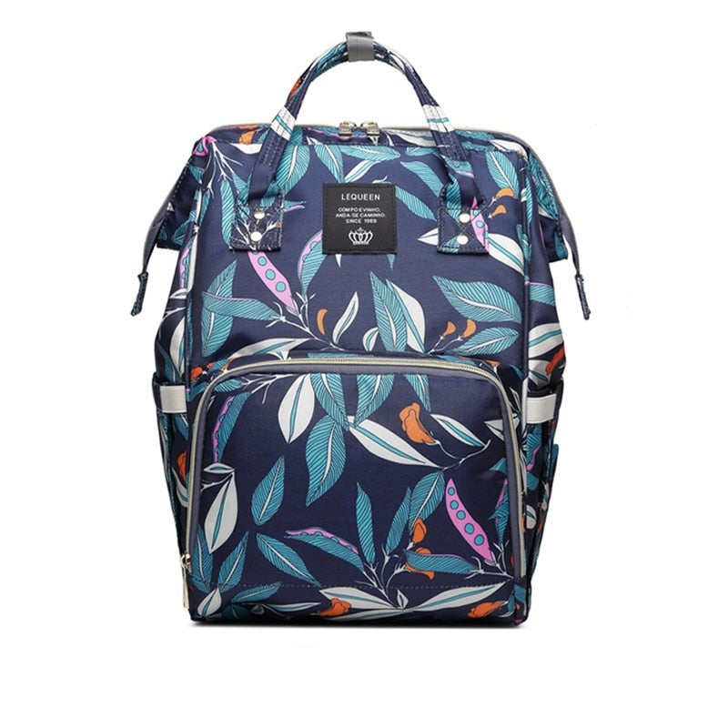 Sac à dos pour couches de grande capacité – Sac de voyage imperméable à plusieurs poches