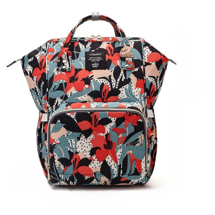 Sac à dos pour couches de grande capacité – Sac de voyage imperméable à plusieurs poches