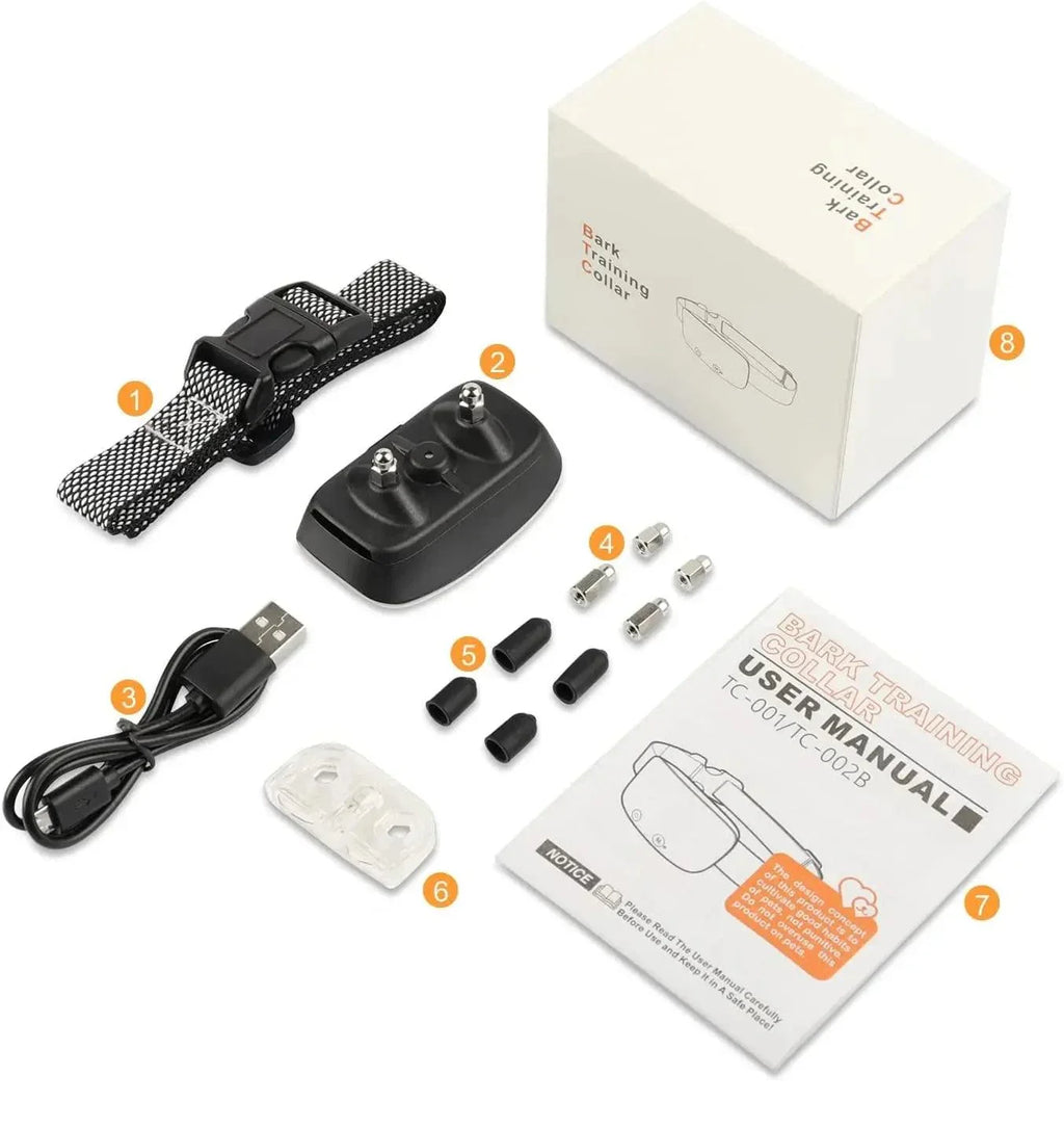 Collier Anti-Aboiement pour Chien | Rechargeable & Étanche
