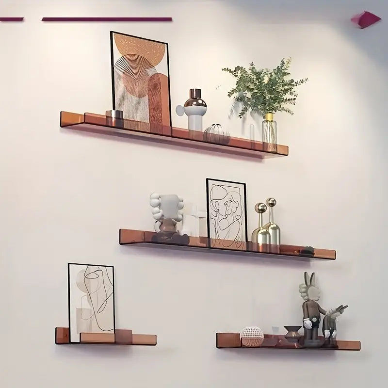 Étagère Murale Industrielle Flottante | Solution de Rangement Élégante
