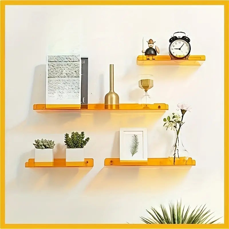 Étagère Murale Industrielle Flottante | Solution de Rangement Élégante